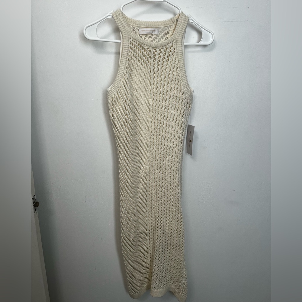 Spiritual Gangster Kinsley Cream Crochet Dress with removable under dress - Picture 3 of 6